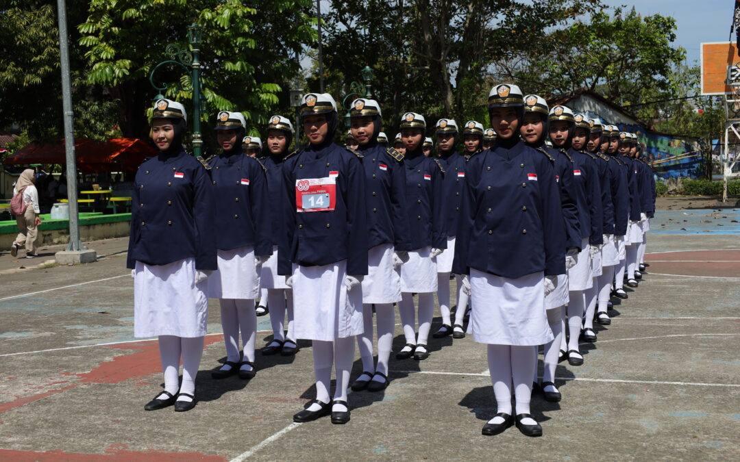 TONTI SMK Negeri 1 Kokap di Pawai Kabupaten Kulon Progo 2025