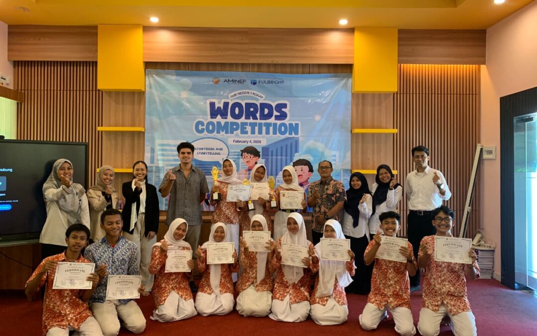 School Words Competition Bersama AMINEF Fulbright di SMK N 1 Kokap