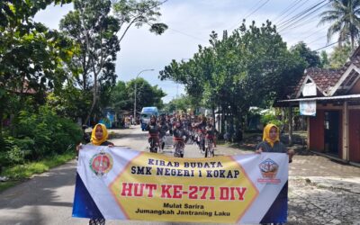 Semarak 271 Tahun Daerah Istimewa Yogyakarta, SMK Negeri 1 Kokap Gelar Kirab Budaya